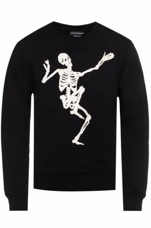 Embroidered skeleton sweatshirt, zdjęcie 1 Embroidered skeleton sweatshirt od Alexander McQueen